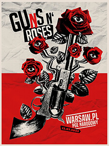 LITHORATI - Guns N' Roses - Lithograph Database - World 2025